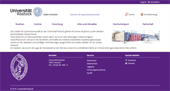 Desktop Screenshot of isportwi.uni-rostock.de