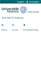 Mobile Screenshot of kickmetoscience.uni-rostock.de