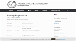 Desktop Screenshot of fsr.e-technik.uni-rostock.de