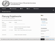 Tablet Screenshot of fsr.e-technik.uni-rostock.de