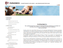 Tablet Screenshot of phaenomics.auf.uni-rostock.de