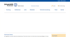 Desktop Screenshot of kragl.chemie.uni-rostock.de