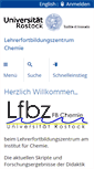 Mobile Screenshot of lfbz.uni-rostock.de