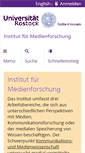 Mobile Screenshot of imf.uni-rostock.de