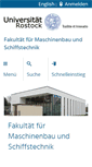 Mobile Screenshot of msf.uni-rostock.de