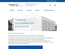 Tablet Screenshot of msf.uni-rostock.de