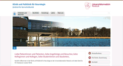 Desktop Screenshot of neurologie.med.uni-rostock.de