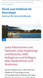 Mobile Screenshot of neurologie.med.uni-rostock.de