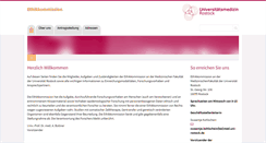 Desktop Screenshot of ethik.med.uni-rostock.de