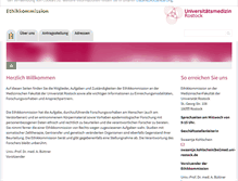 Tablet Screenshot of ethik.med.uni-rostock.de