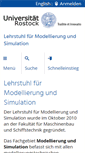 Mobile Screenshot of lemos.uni-rostock.de