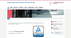 Desktop Screenshot of experimentelle-chirurgie.med.uni-rostock.de