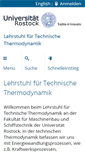 Mobile Screenshot of ltt.uni-rostock.de