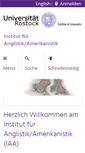 Mobile Screenshot of iaa.uni-rostock.de