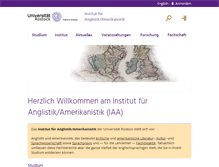 Tablet Screenshot of iaa.uni-rostock.de