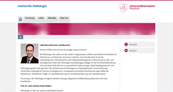 Desktop Screenshot of pathologie.med.uni-rostock.de