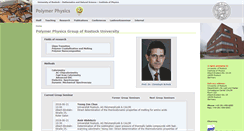 Desktop Screenshot of polymerphysik.uni-rostock.de
