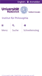 Mobile Screenshot of iph.uni-rostock.de