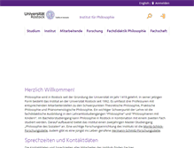 Tablet Screenshot of iph.uni-rostock.de