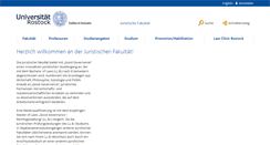 Desktop Screenshot of juf.uni-rostock.de