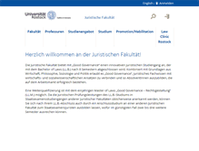 Tablet Screenshot of juf.uni-rostock.de
