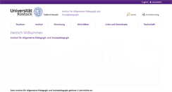 Desktop Screenshot of iasp.uni-rostock.de