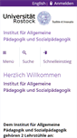 Mobile Screenshot of iasp.uni-rostock.de