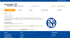 Desktop Screenshot of fachschaft.chemie.uni-rostock.de