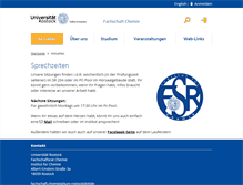 Tablet Screenshot of fachschaft.chemie.uni-rostock.de