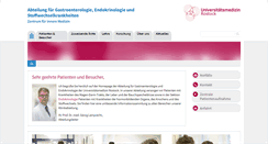 Desktop Screenshot of gastro.med.uni-rostock.de
