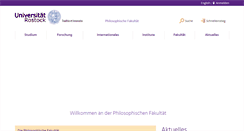 Desktop Screenshot of phf.uni-rostock.de