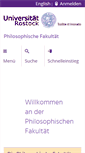Mobile Screenshot of phf.uni-rostock.de